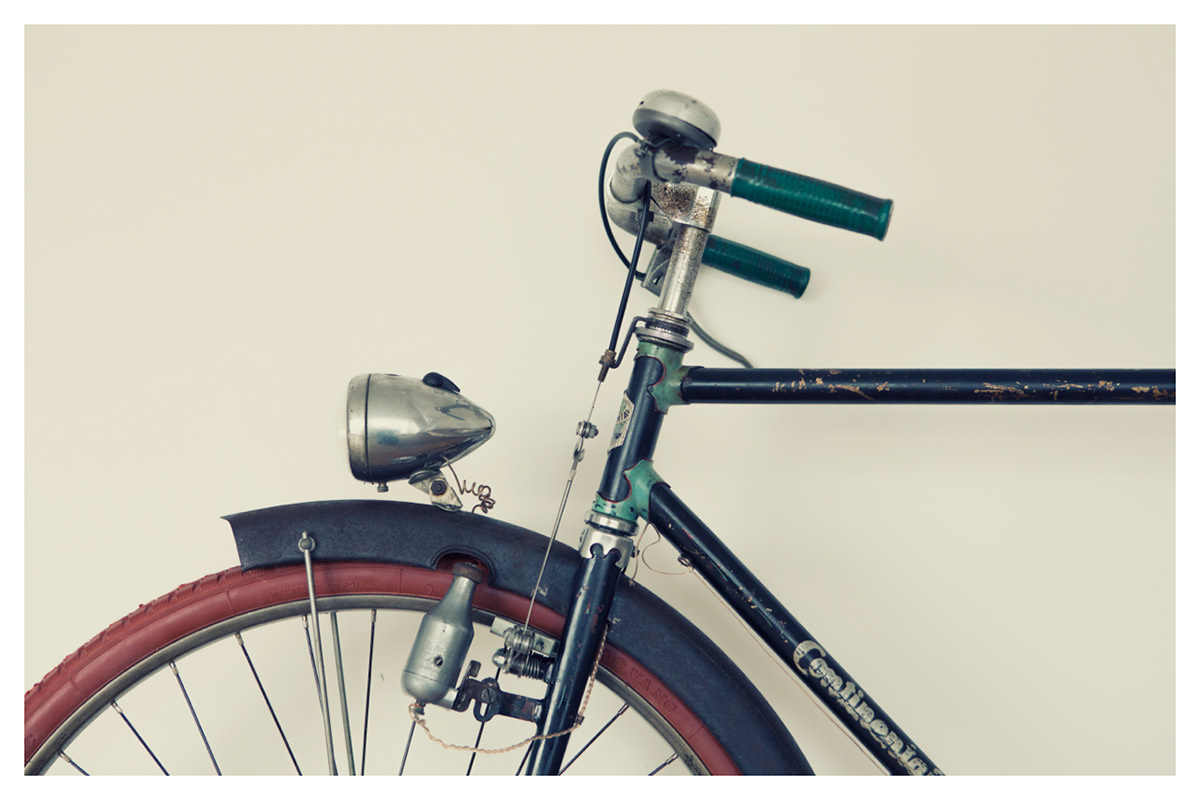 Vélo ancien Vintage Cycle porteur bicyclette velo fixie single speed