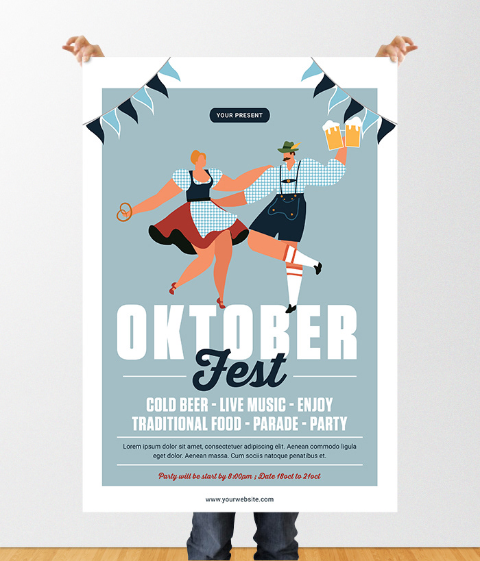 flyer flyer template oktober fest oktoberfest Oktoberfest Flyer OKTOBERFEST POSTER poster