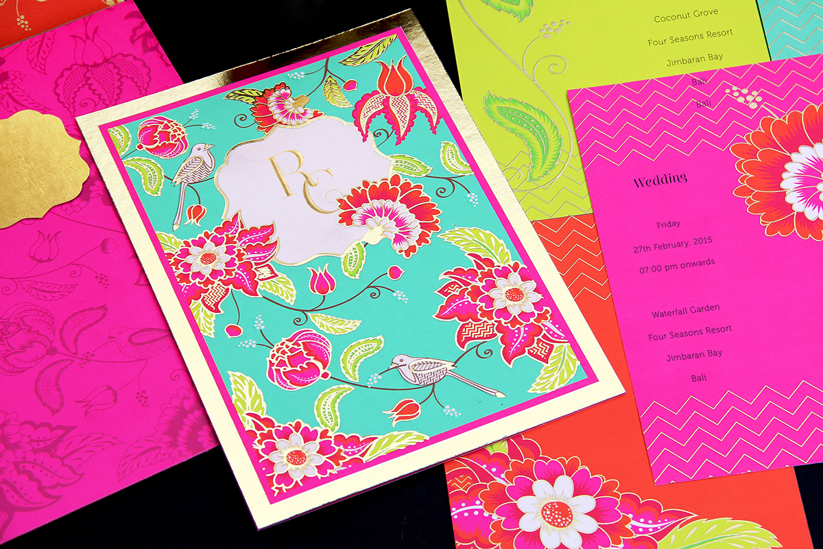 Wedding Card wedding invite kitsch love birds