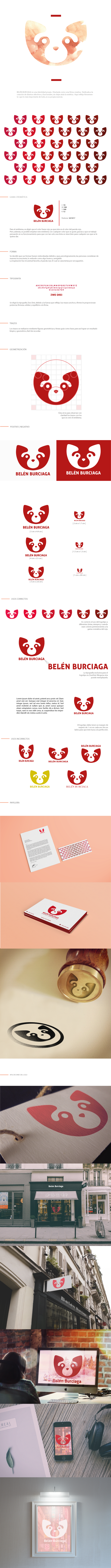 design red panda identity logo red