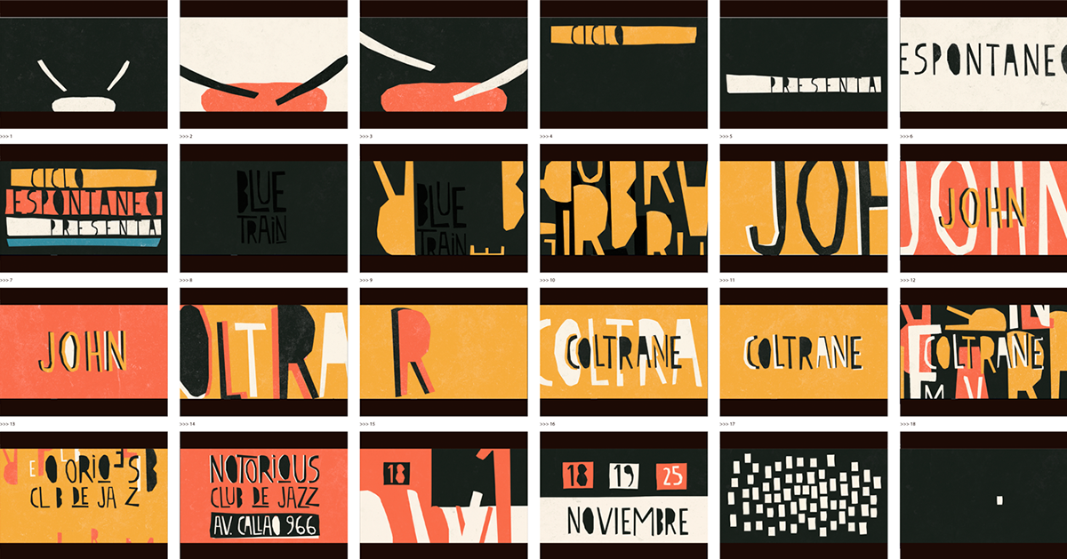 John Coltrane blue train teaser music jazz video motion graphic Blue Note fadu Gabriele