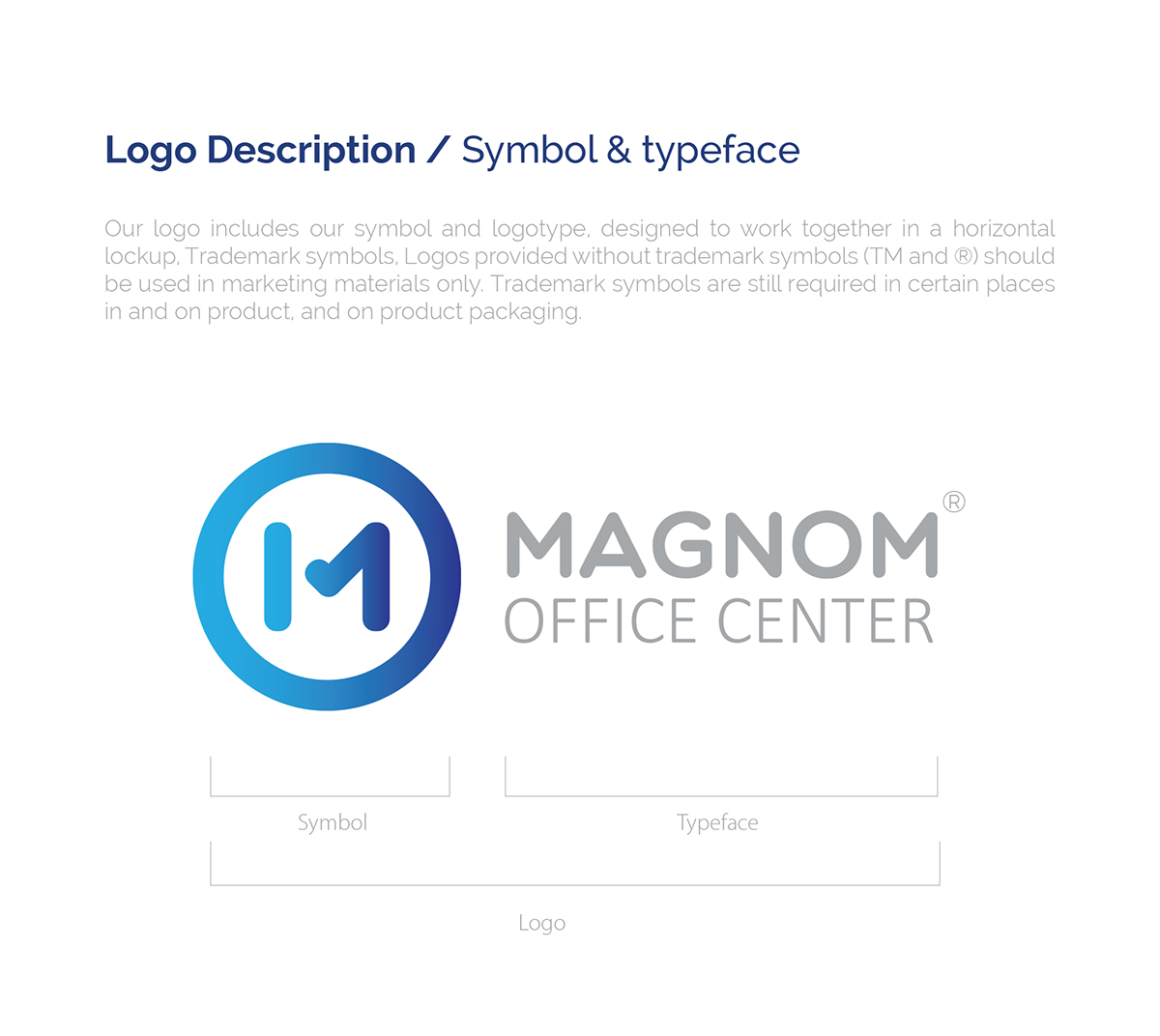 typographical Branding Identity Corporate Identity magnoom magnom
