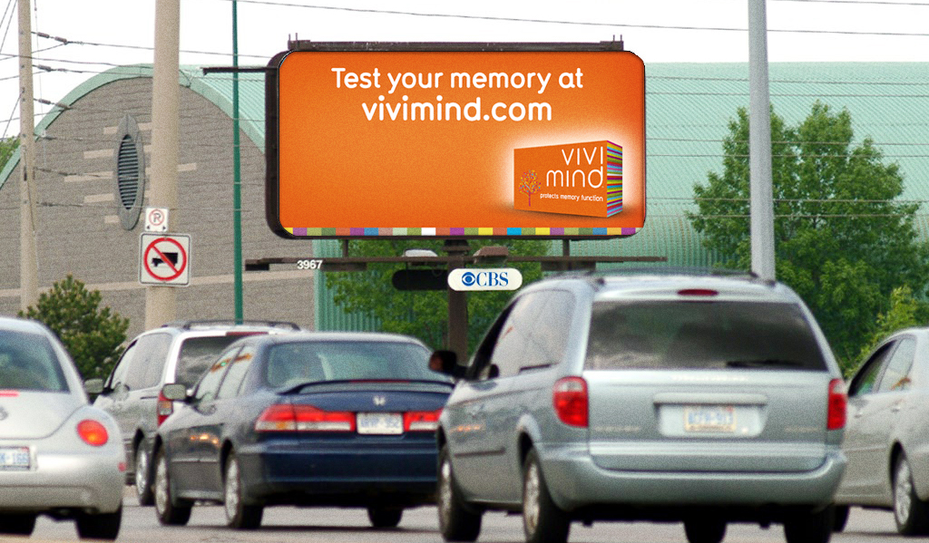Vivimind pharmacutical billboard memory test brian mantle portflolio