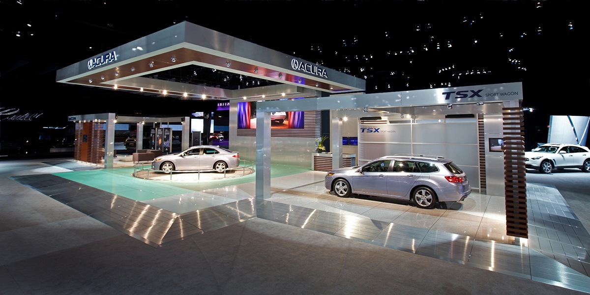 Acura auto show exhibit