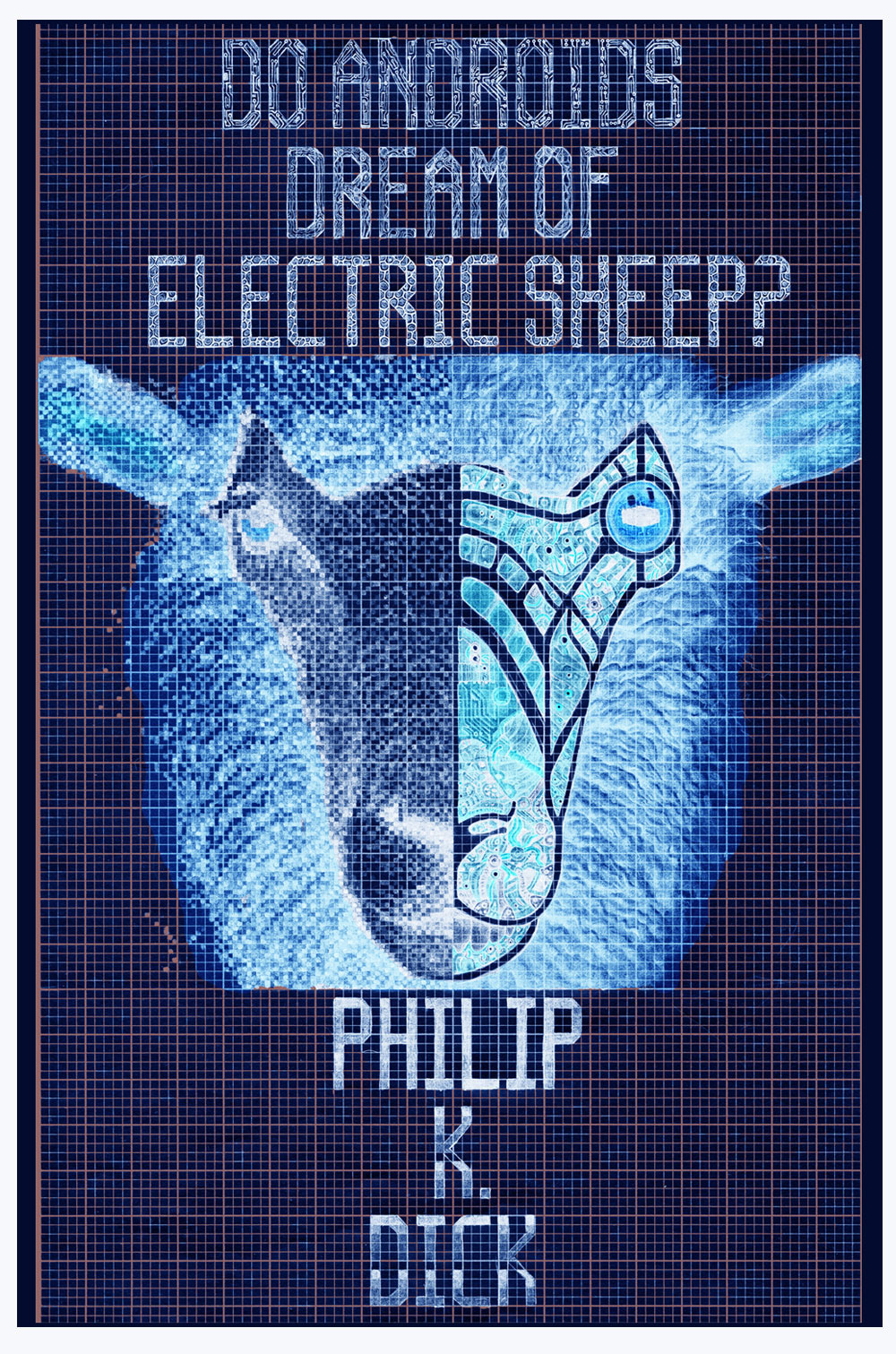 Philip K. Dick Do Androids dream of Electric Sheep book cover ILLUSTRATION 