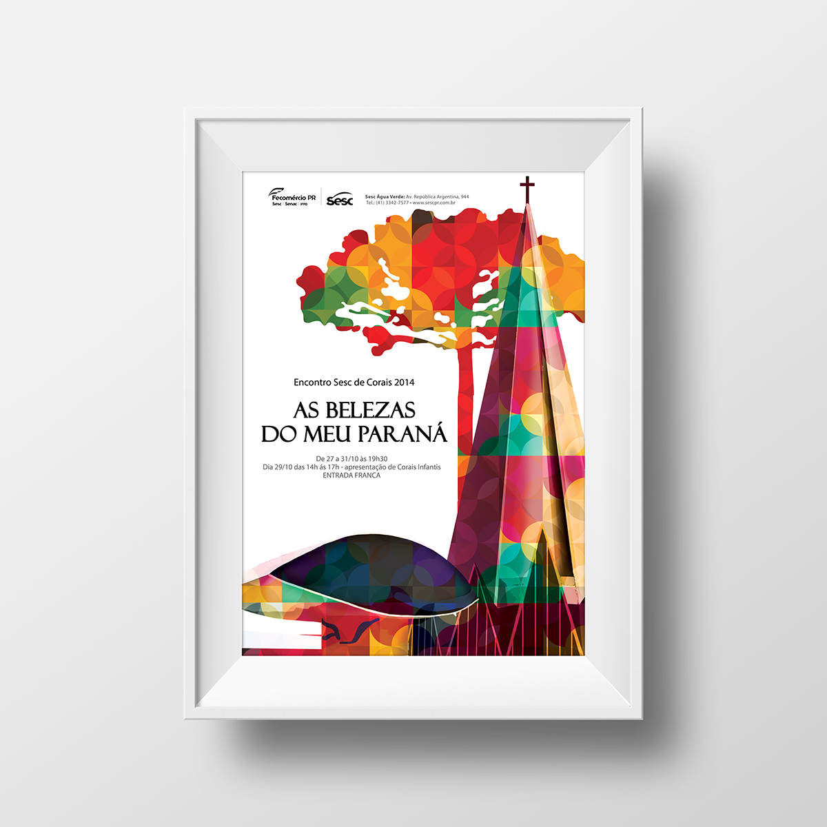 color corals paraná state Poster Design beauty MUSEUOSCARNIEMEYER