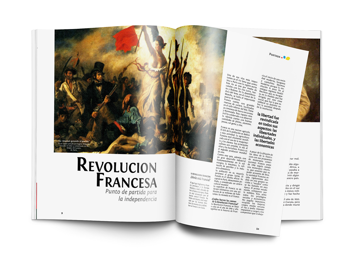 magazine cover Cartagena editorial Layout