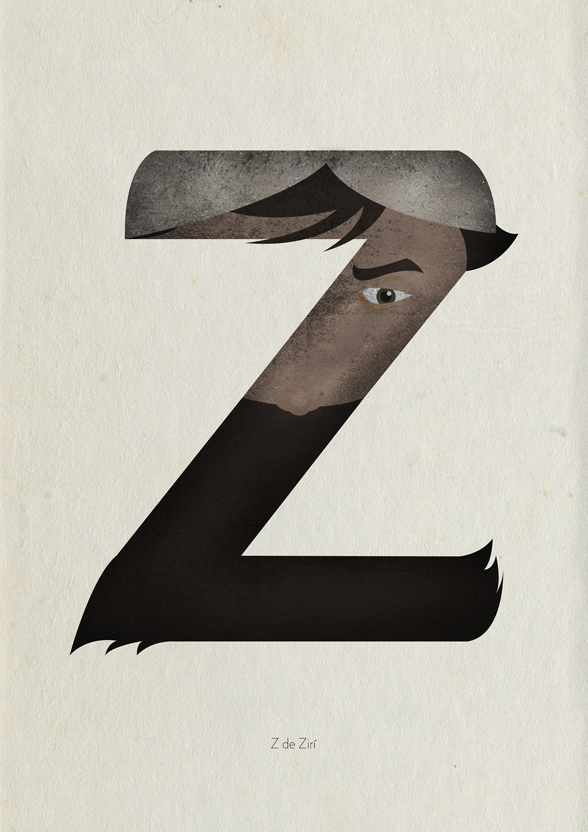 ilustracion tipografia  Spain  malaga  alphabet  poster  society6 experimental illustrated typography