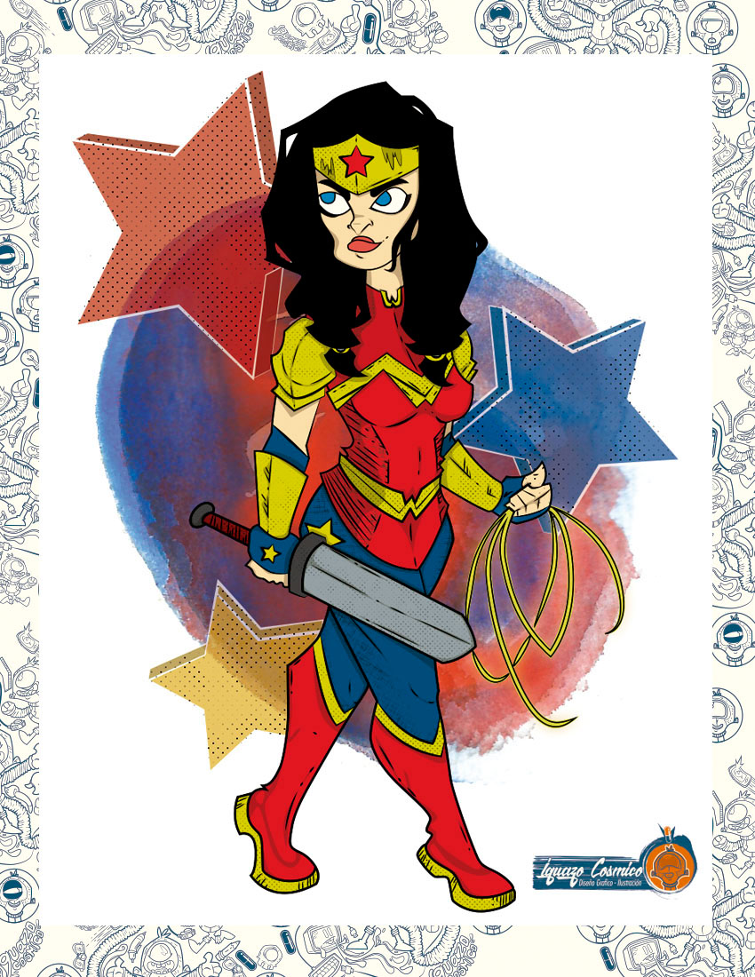 wonderwoman mujermaravilla comics superheroe heroína dc mujer super