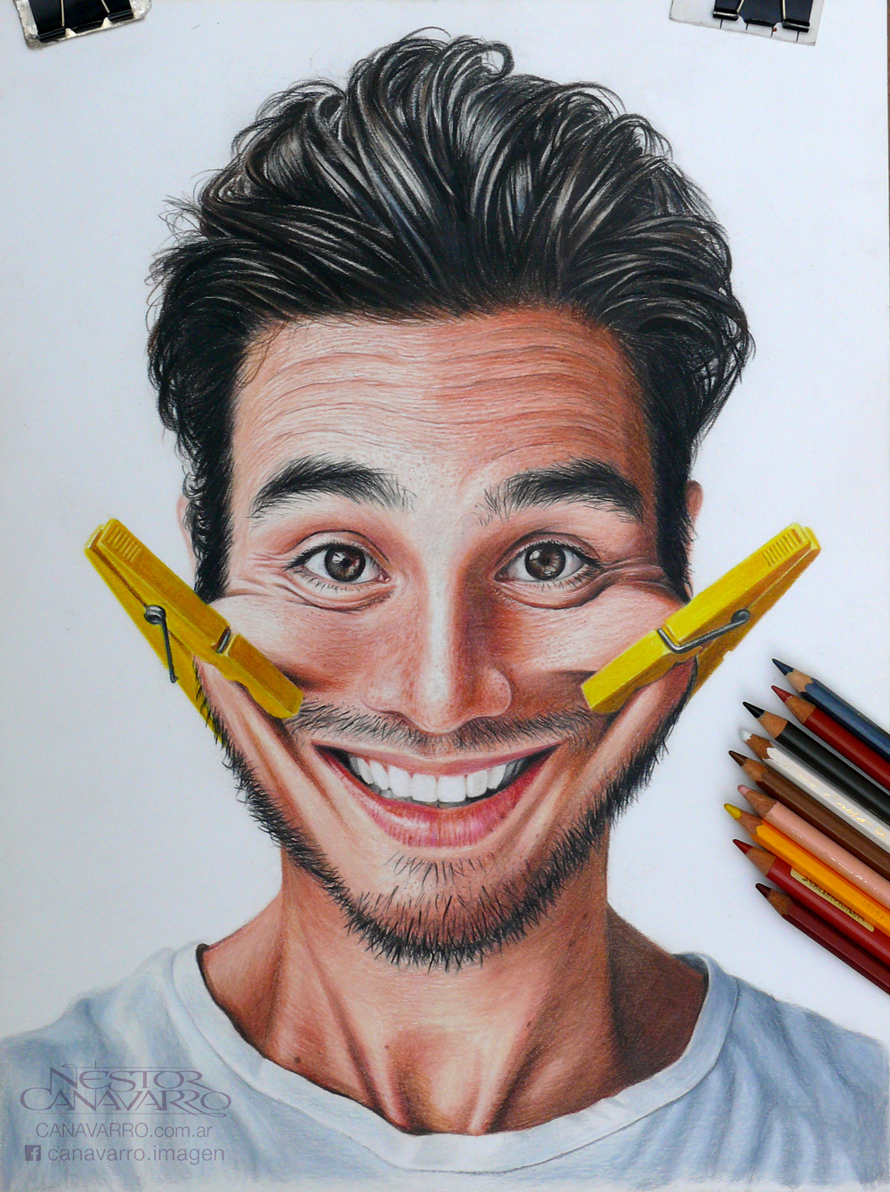 Colored Pencils Portraits on Behance