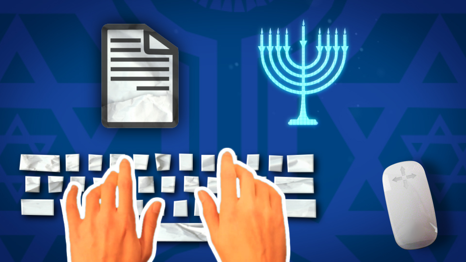 Happy Hanukkah hanukkah chanukkah chanukah menorah israel after effects AE Project greetings wishes