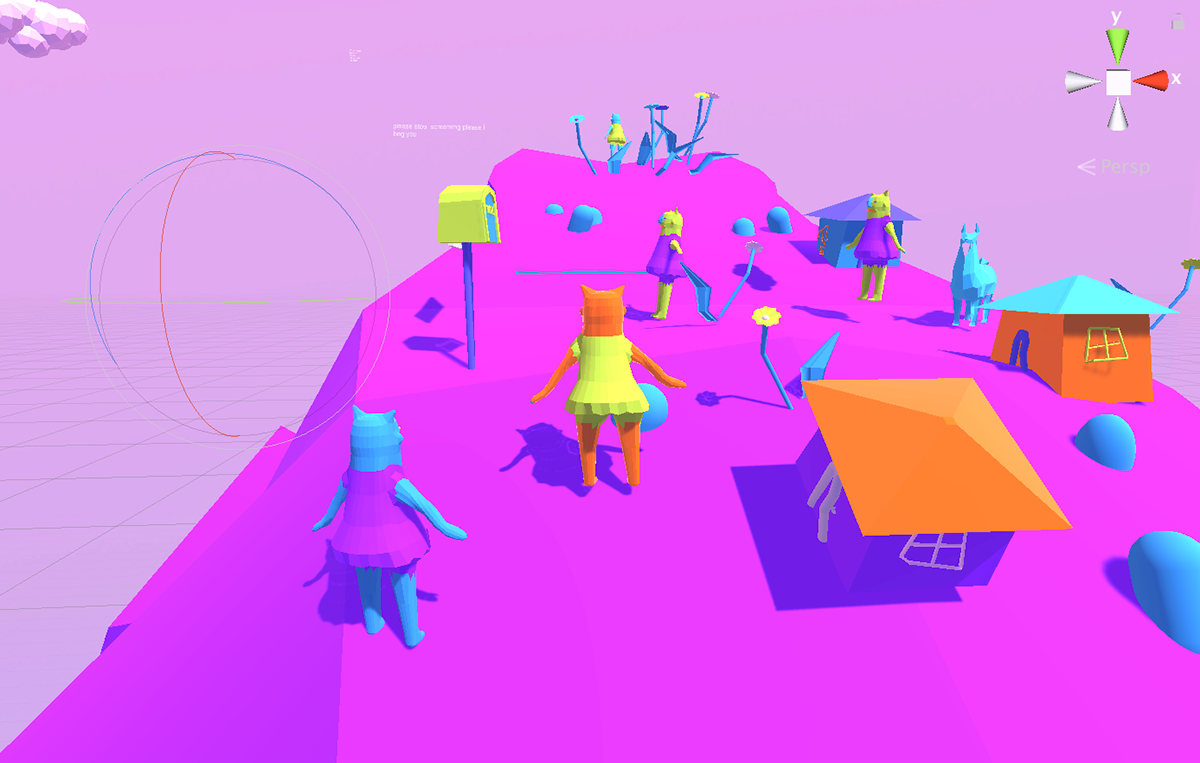 frog pink 3D 3d animation unity Game Dev game design 