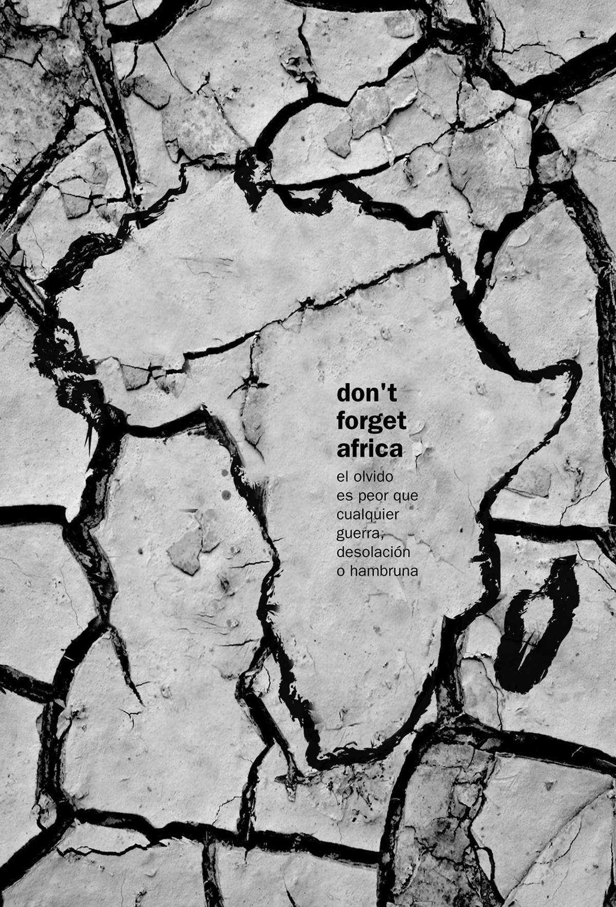 #africa #Poster #afiche   #ong #anuncio #propaganda #campaña #atvertisment