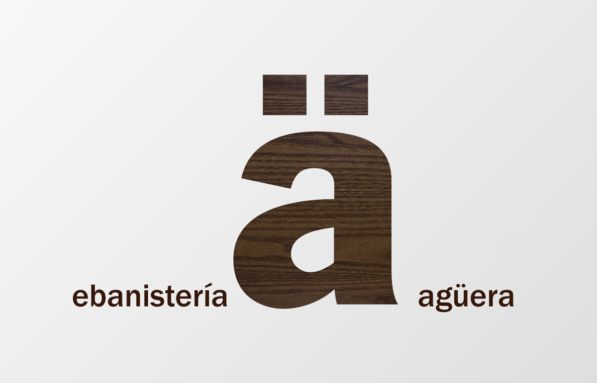 corporate image  business card carpintery brand barcelona Logotype logo