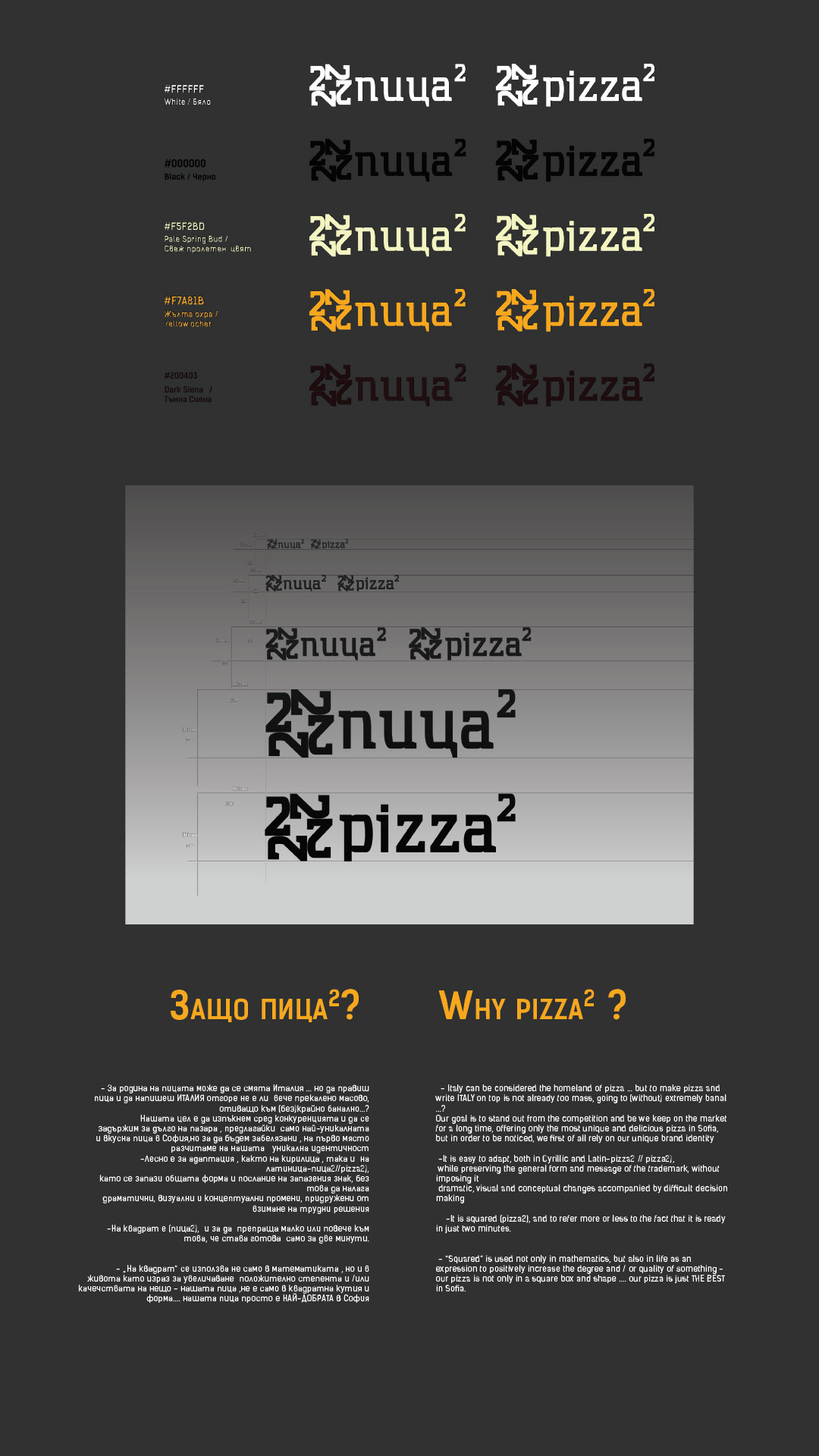 #Branding # Logo Design #guide lines #pizza #kiosk branding