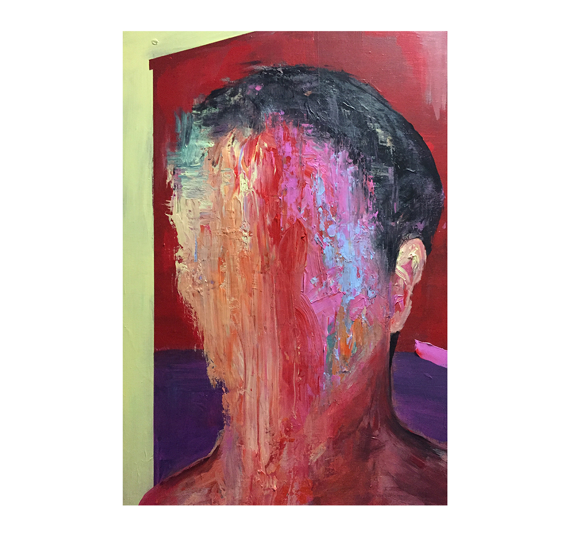 norris yim portrait painting   people face abstract