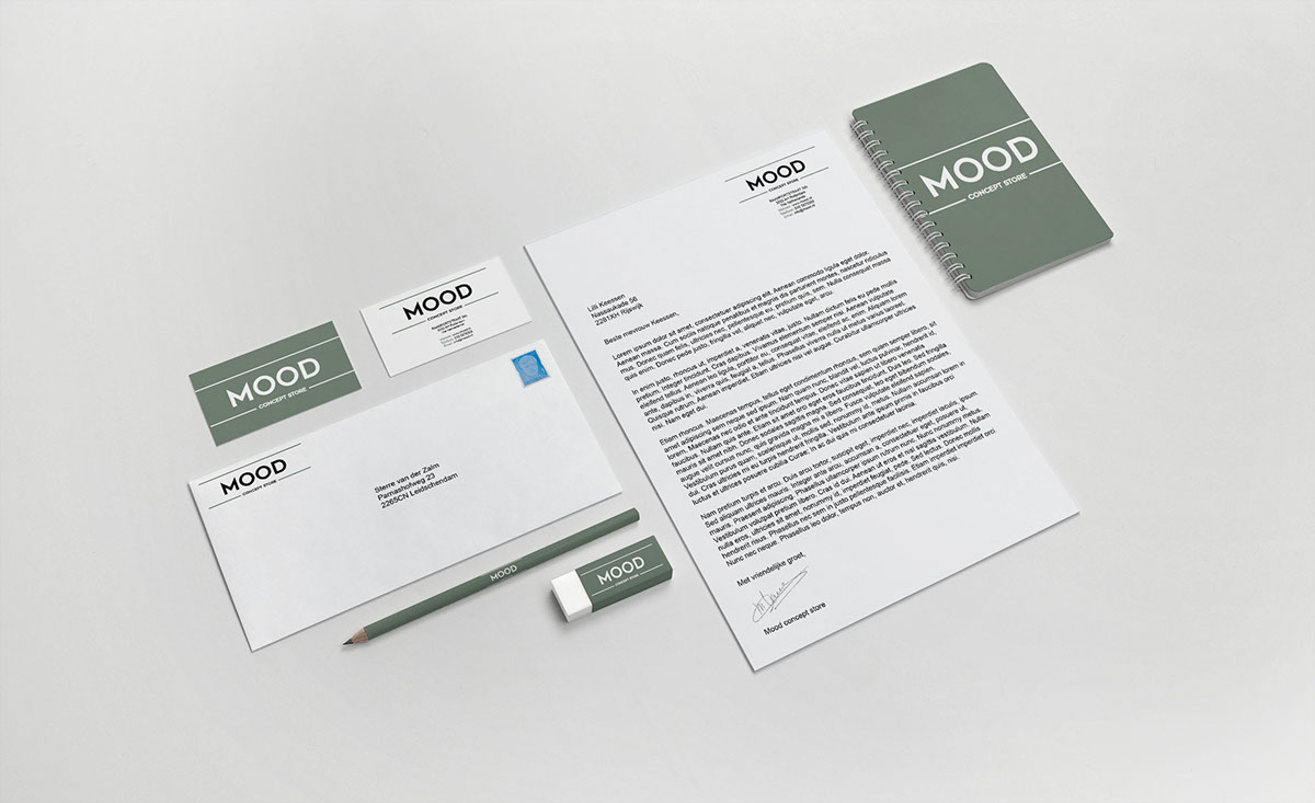 mood letter conceptstore card envelope brand
