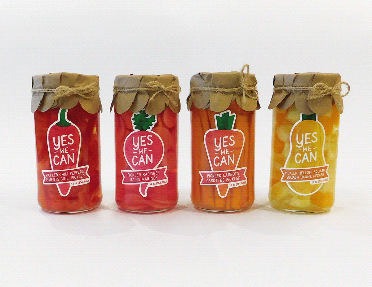 Packaging package design  branding  ILLUSTRATION  graphic design  pickling jars Food Packaging Food  Label