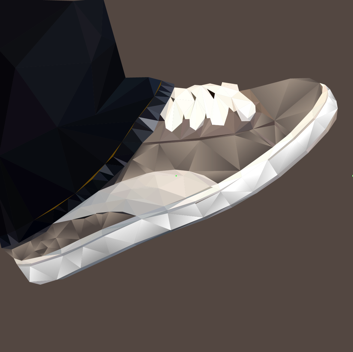 puma suede Low Poly vector shoes Triangles low-poly lowpoly polygonal polygon 3D
