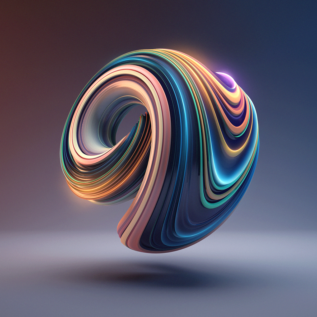 3D generativeart c4d vray design neon abstract curly Liquid sex horny Rik