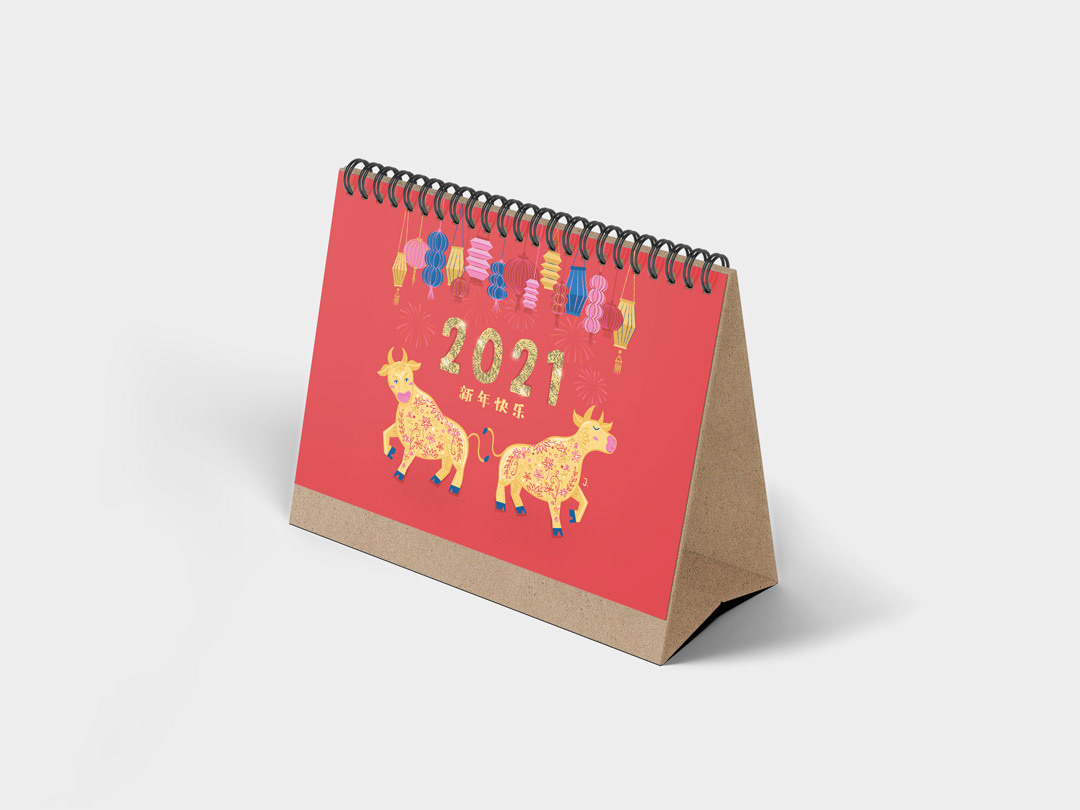 animals calendar chinese new year gold effect ILLUSTRATION  lanterns ornaments oxes vectors Year of the Ox