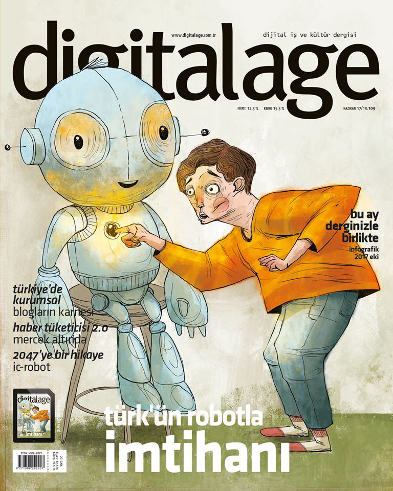 magazine cover ILLUSTRATION  editorial digitalart