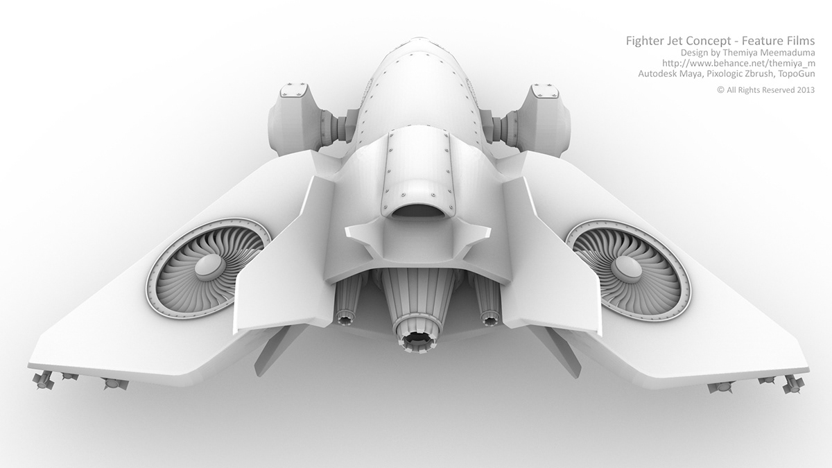 Jet model Sculpt Film   animation  Maya automotive   concept design 3d modeling air craft vfx CGI