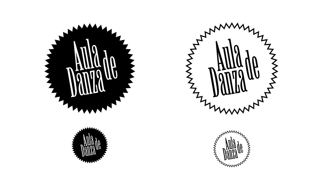 imagen corporativa diseño de marca danza ballet DANCE   GRAPHIC DESIGNLOGOTIPO logo
