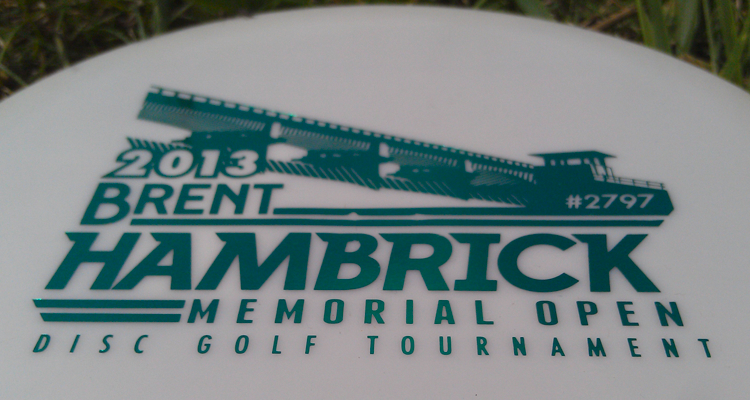 logo Tournament disc golf one color Hot Stamped tshirts professional Amature fundraiser