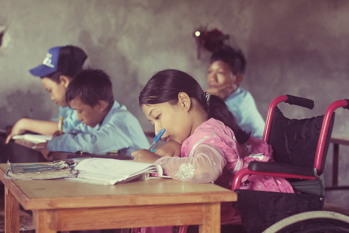 reportage nepal wheelchair school