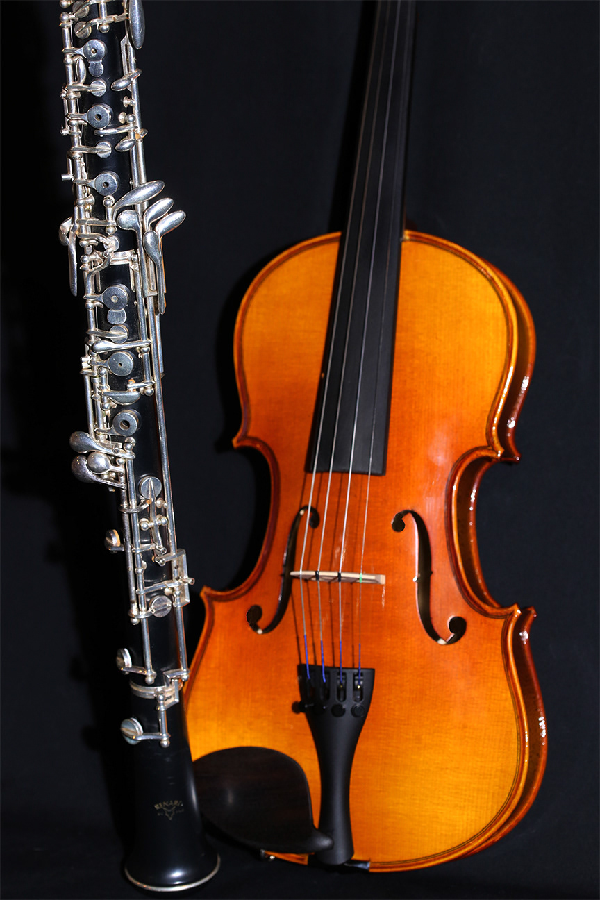 trumpet oboe Violin instruments