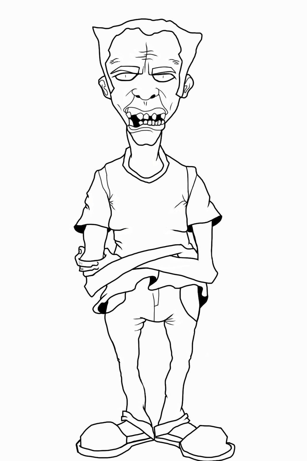 vector Cartooning  Character design  Drawing  ugly