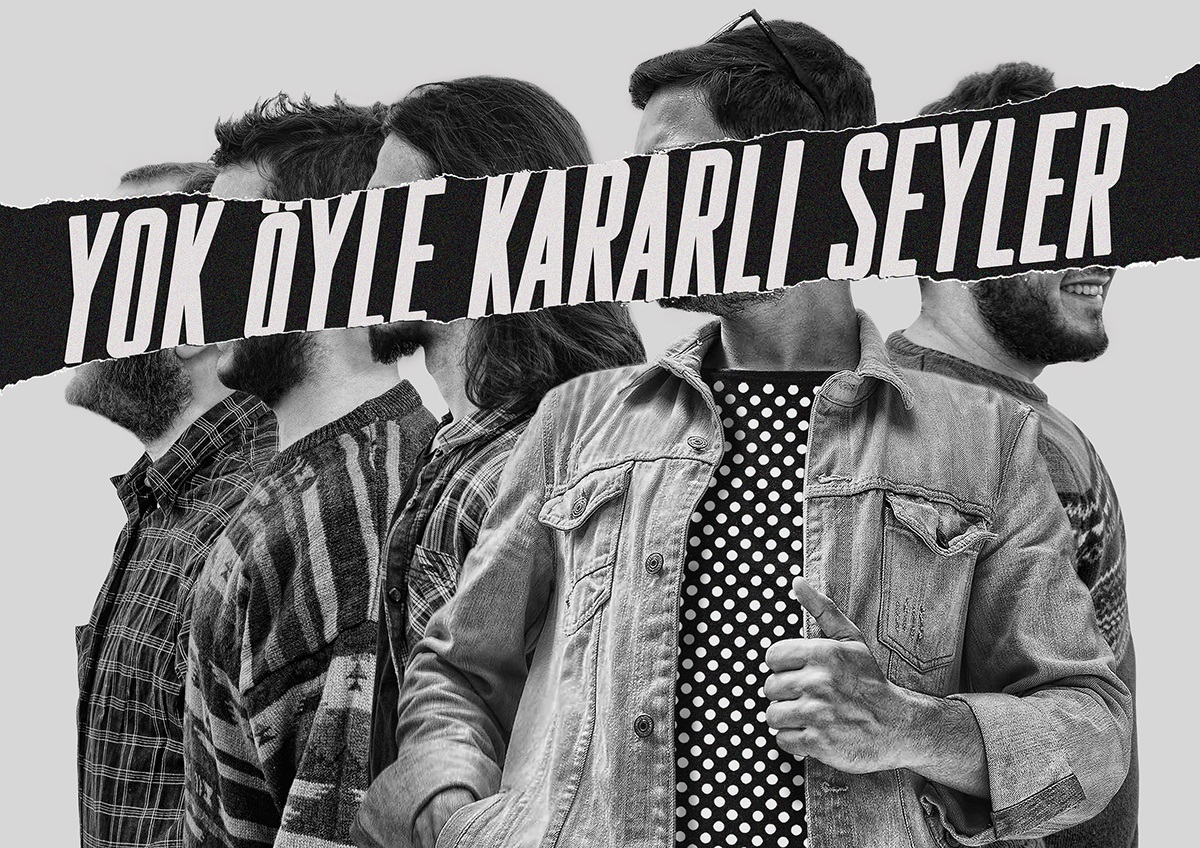 Yoköylekararlışeyler yoks istanbul music band poster design yok öyle kararlı seyler erdem topsakal music poster
