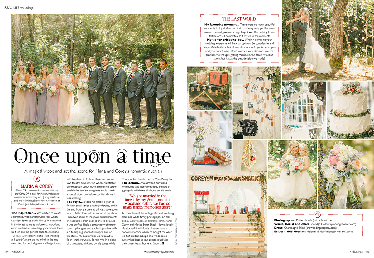 wedding magazine Page Layouts