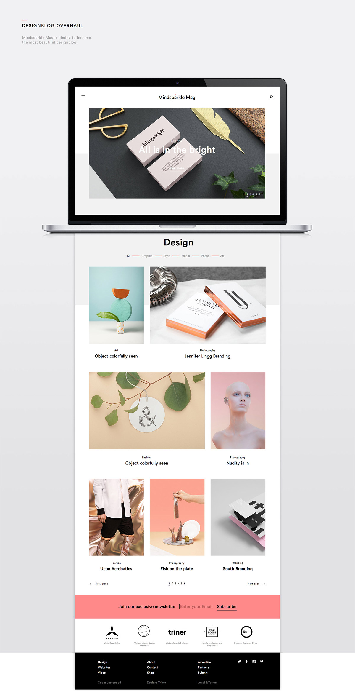 Website Webdesign minimal design designblog modern website Responsive colorful Web mobile iphone design graphic UI/UX Design