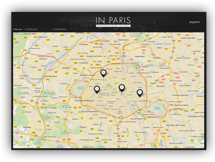 Paris Web digital in-store