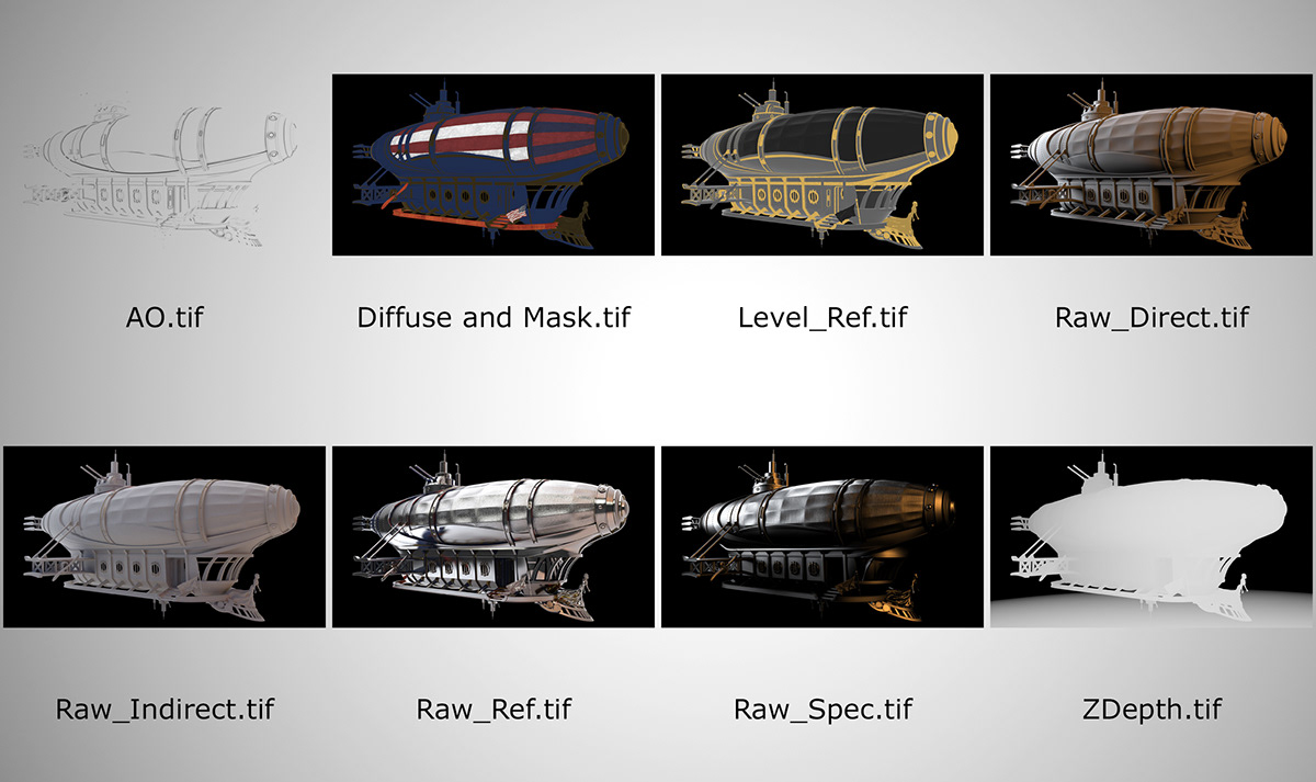 BioShock infinite zeppelin first Lady SKY 3D Vehicle