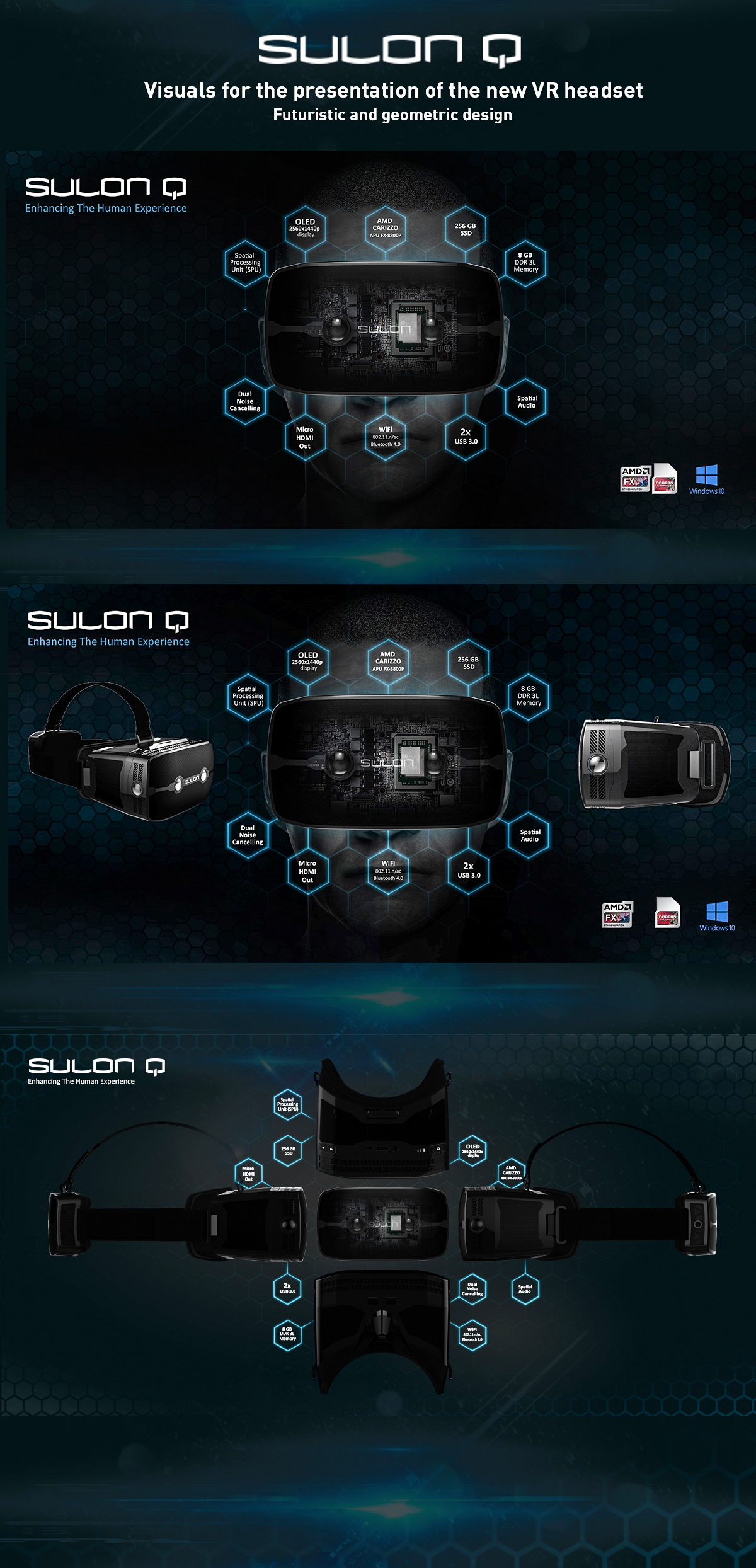 headset vr VirtualReality SULON AMD Editing  futuristic newage future AMDFX