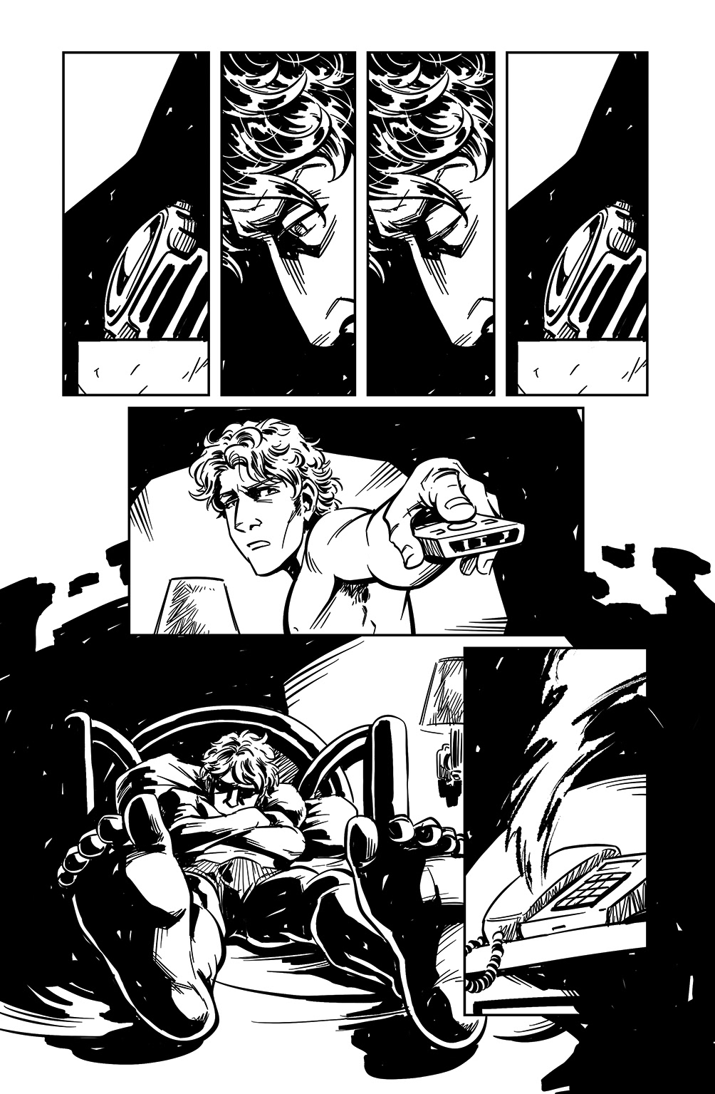 black and white Comic Book comics drama Graphic Novel hq quadrinhos storytelling  
