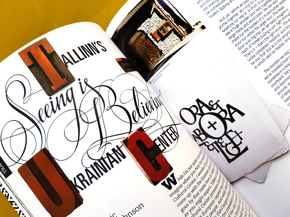 Magazine design magazine typography ukrainian design Ukrainian typography ukrainian calligraphy artdesign Art Magazine Design of Publications ukrainian magazine Calligraphy  