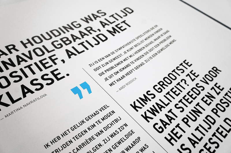 tennis  Kim Clijsters sport  houtkaaizeven  book design  editorial  Brugge grafische vormgeving webdesign Brugge grafische vormgeving Brugge