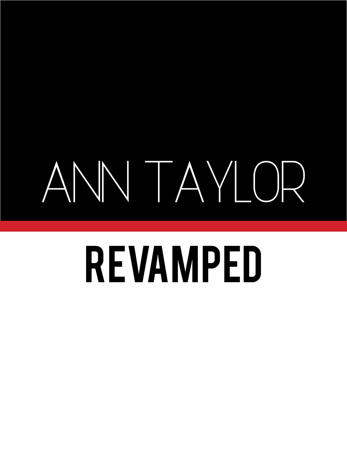 ann taylor styling  advertisement mock up campaign relaunch revamped bold