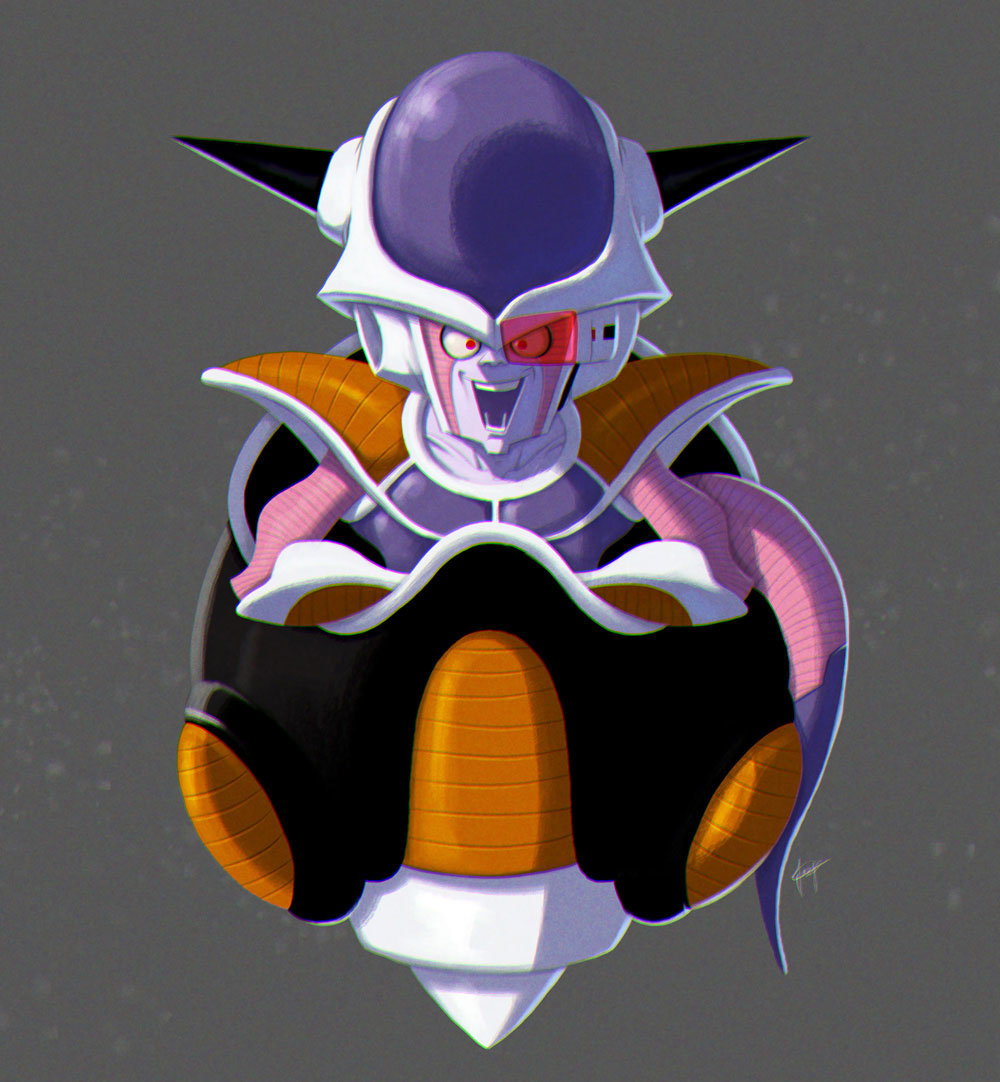 frieza Freeza freezer dragon ball Character Character design  ILLUSTRATION 