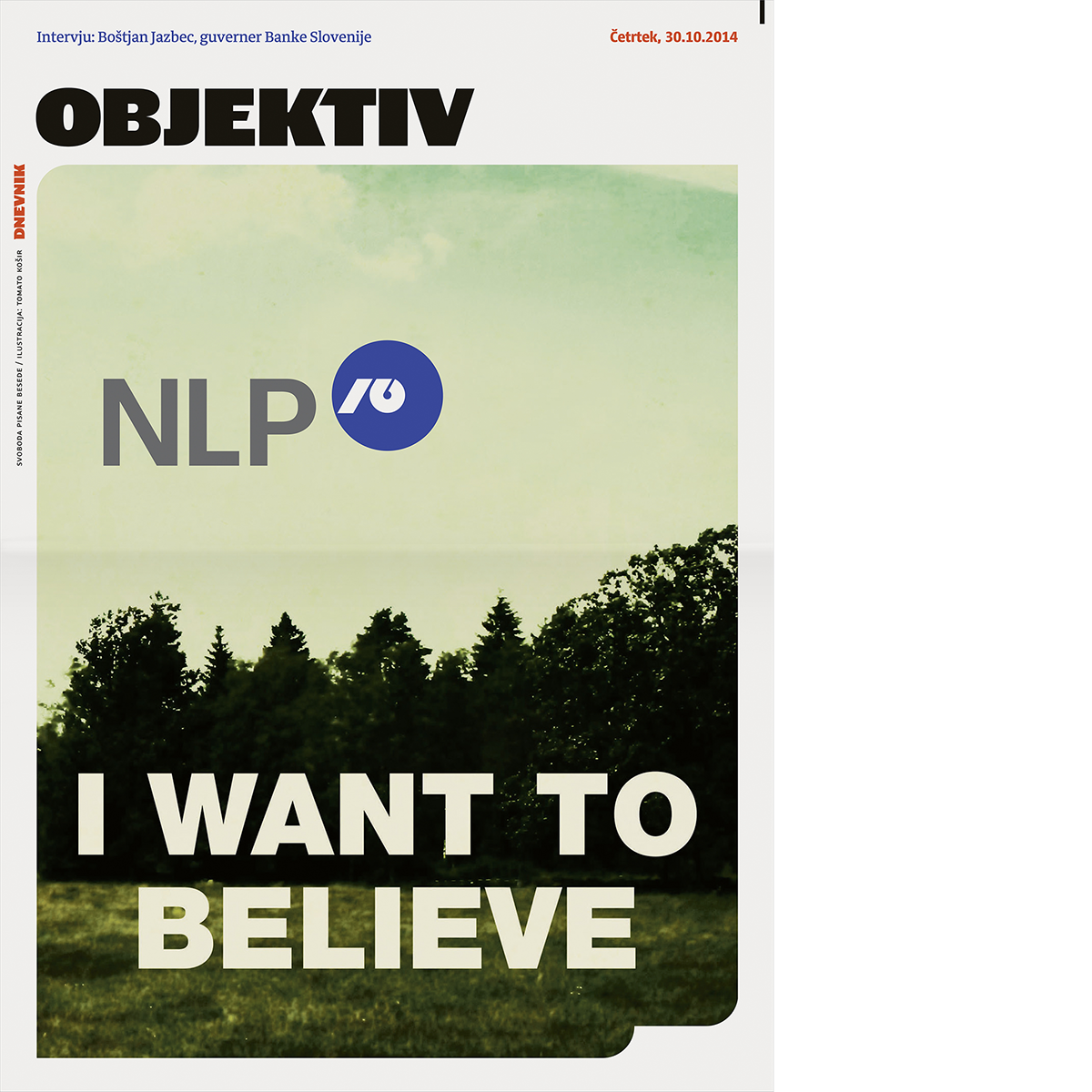 newspaper cover political provocative award ADC slovenia TomatoKosir magazine frontpage ad ads photoillustration