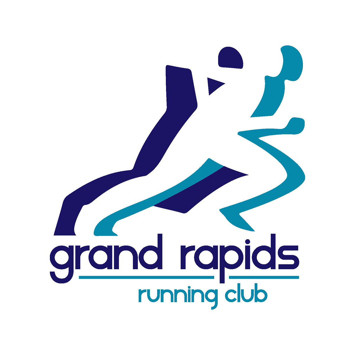GRRC GR Running running club Logo Design