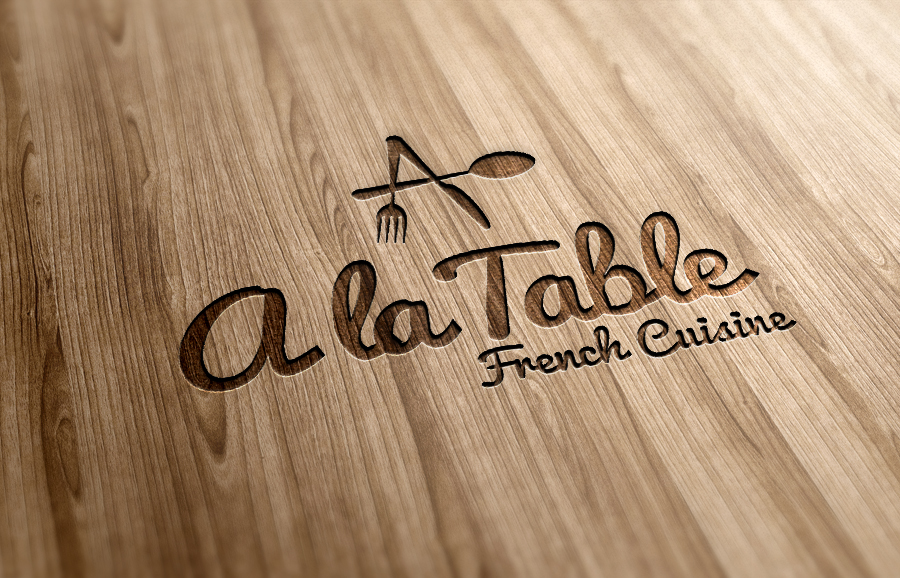 fork  Spoon knife cooking diner restaurant cafe cuisine French logo tempalte cook symbol Corporate Identity