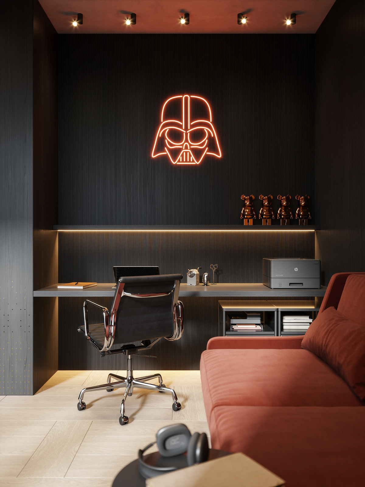 3ds max CGI design FStorm home decor Interior Latvia Office Render usa