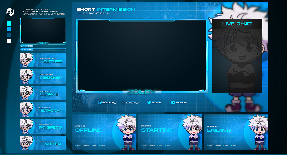 livestream esport Twitch Overlay stream