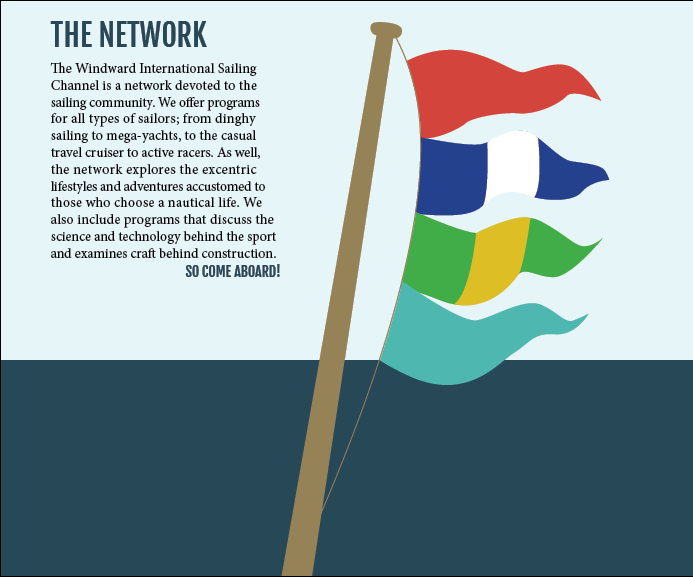 network brochure Channel television sailing nautical