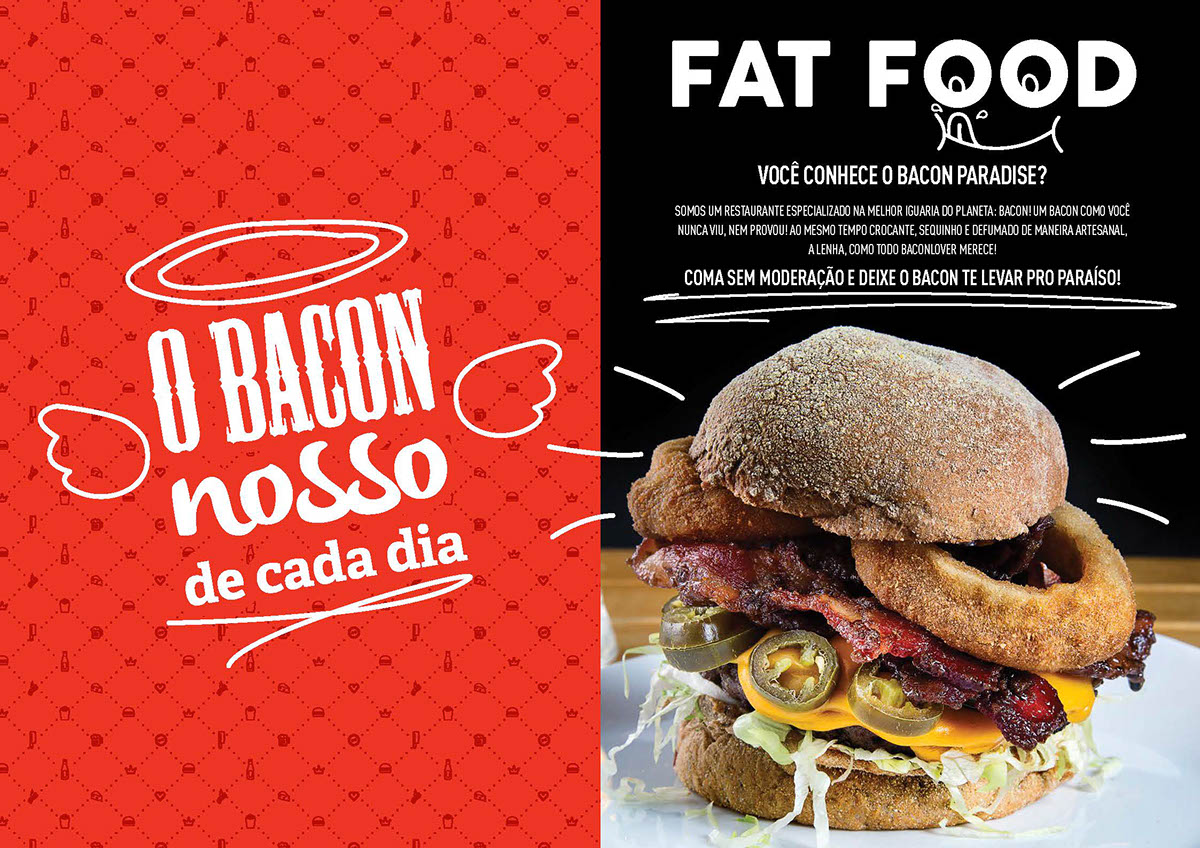 bacon paradise fat Food  menu Carte sandwich